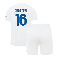 Inter Milan Davide Frattesi #16 Bortadräkt Barn 2023-24 Kortärmad (+ Korta byxor)